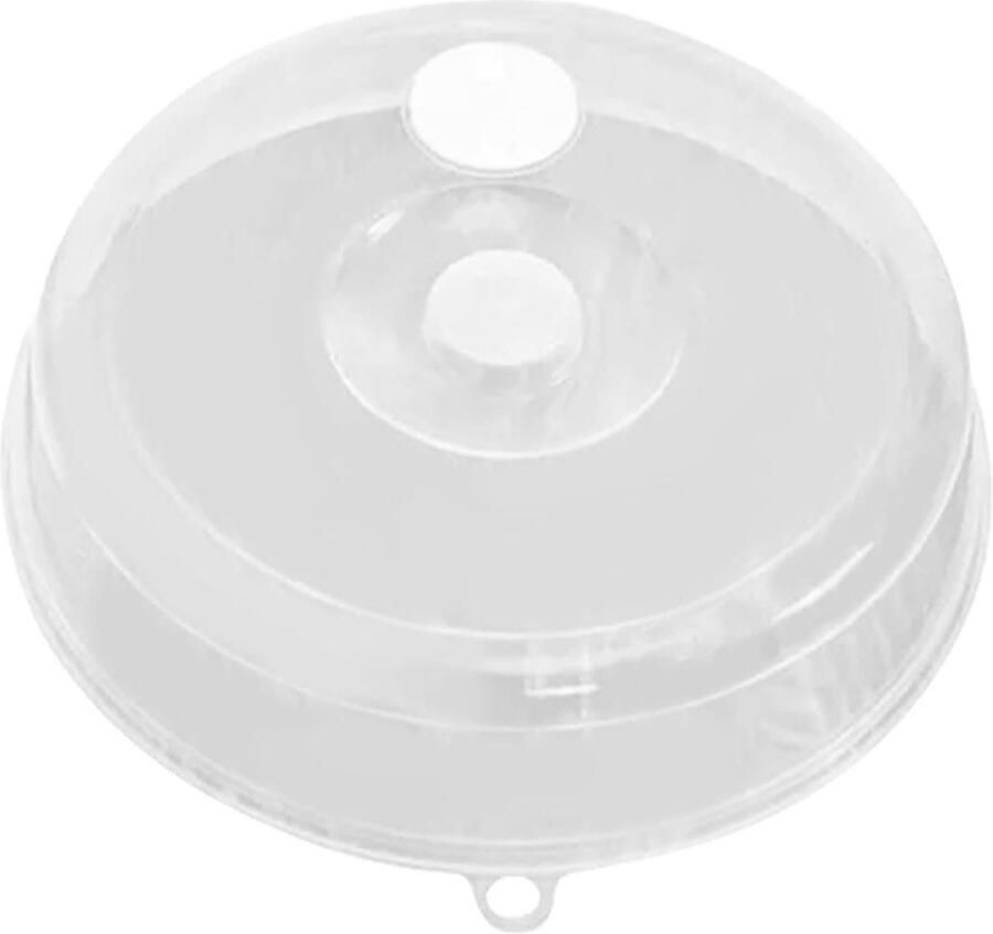 Magnetron Deksel Spatdeksel Magnetron Voedsel Opwarmen Verstelbaar Luchtgat 23 cm Transparant
