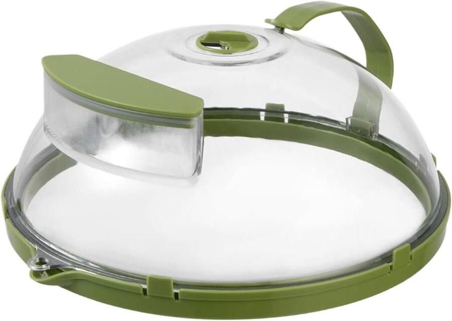 Magnetron Deksel Magnetronbord Afdekking Voedsel Opwarmen Met Stoomfunctie 26 cm Groen