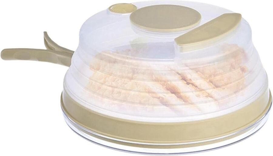 Magnetron Deksel Magnetronhoes Spatdeksel Voedsel Opwarmen Opvouwbaar met Handvat 30.3 x 28.2 cm Enkele Attribuut
