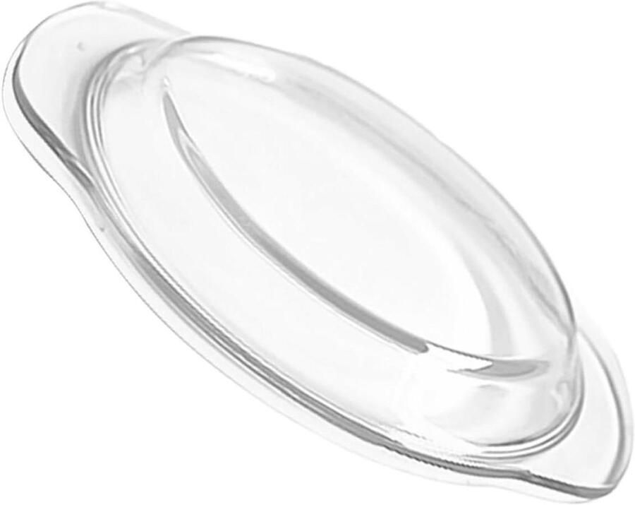 Magnetron Deksel Magnetronplaat Oven Deksel Voedsel Verwarmen Spatwaterdicht Glas 26 cm Transparant