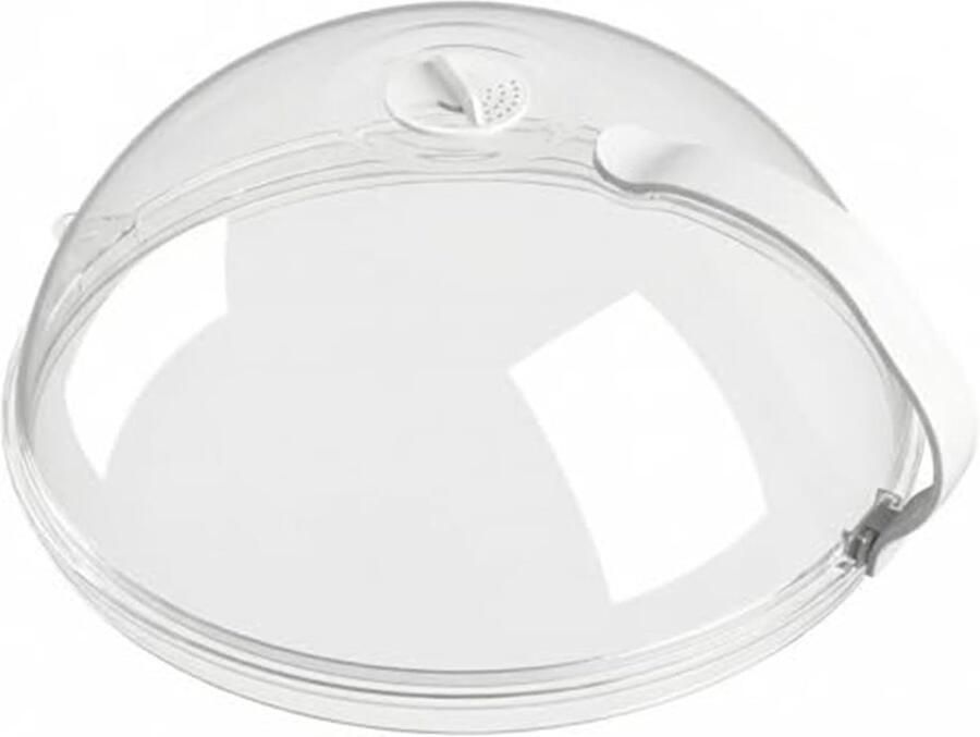 Magnetron Deksel Spatdeksel Keuken Voedsel Opwarmen Voedselveilig Hittebestendig 26.5 cm Diameter Transparant