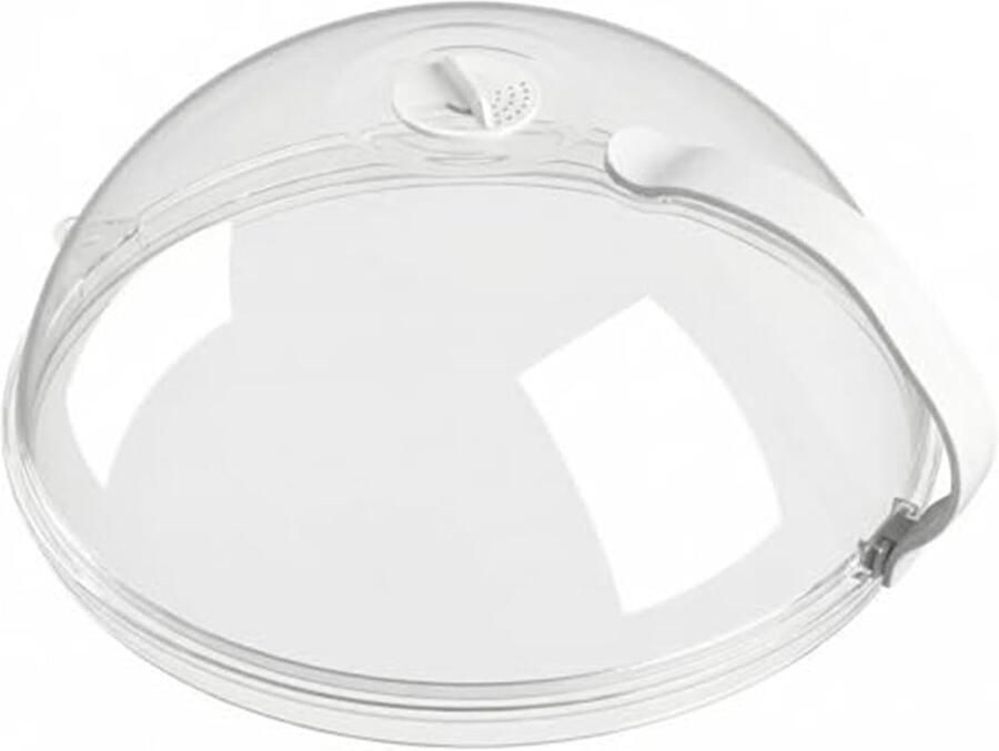 Magnetron Deksel Spatdeksel Keuken Voedsel Opwarmen Voedselveilig Materiaal 26 cm Diameter Transparant