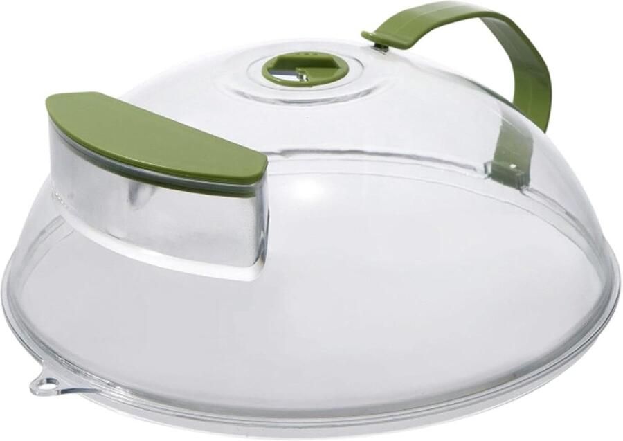 Magnetron Deksel Spatdeksel Oven Voedsel Opwarmen Verstelbare Stoom 27 cm Transparant