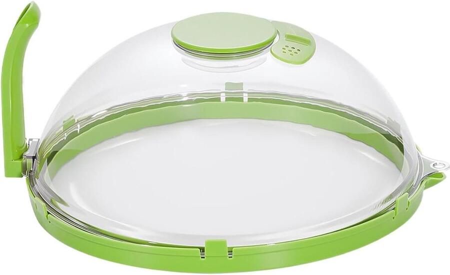Magnetron Deksel Ventilatie Spatscherm Voedsel Opwarmen Hittebestendig Ontwerp 26.5 cm Transparant