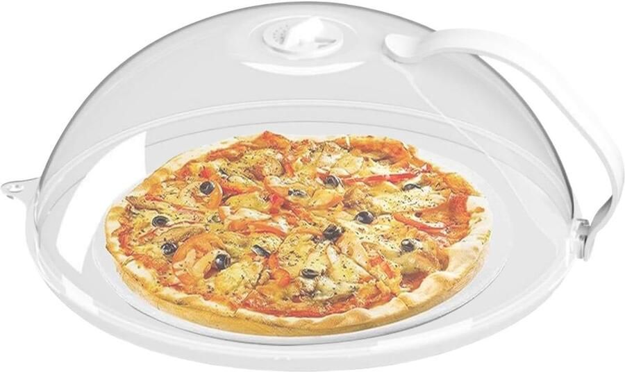 Magnetron Deksel Voedsel Afdekking Schoon Koken Intelligente Drukregeling 26 cm Diameter Veelkleurig