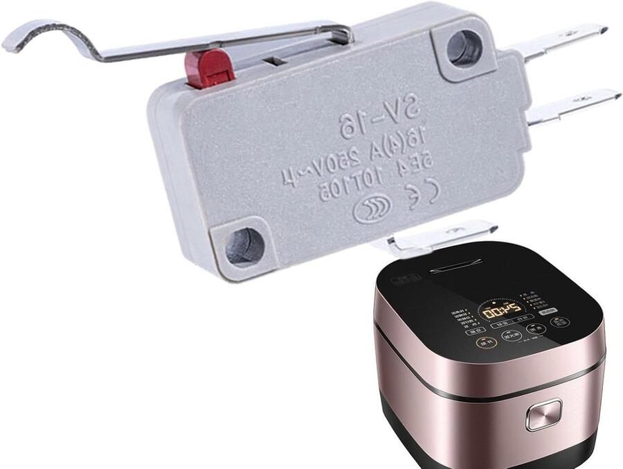 Magnetron deurknop Oven vervanging Apparaat repareren Universeel compatibel 12 tot 250V Wit