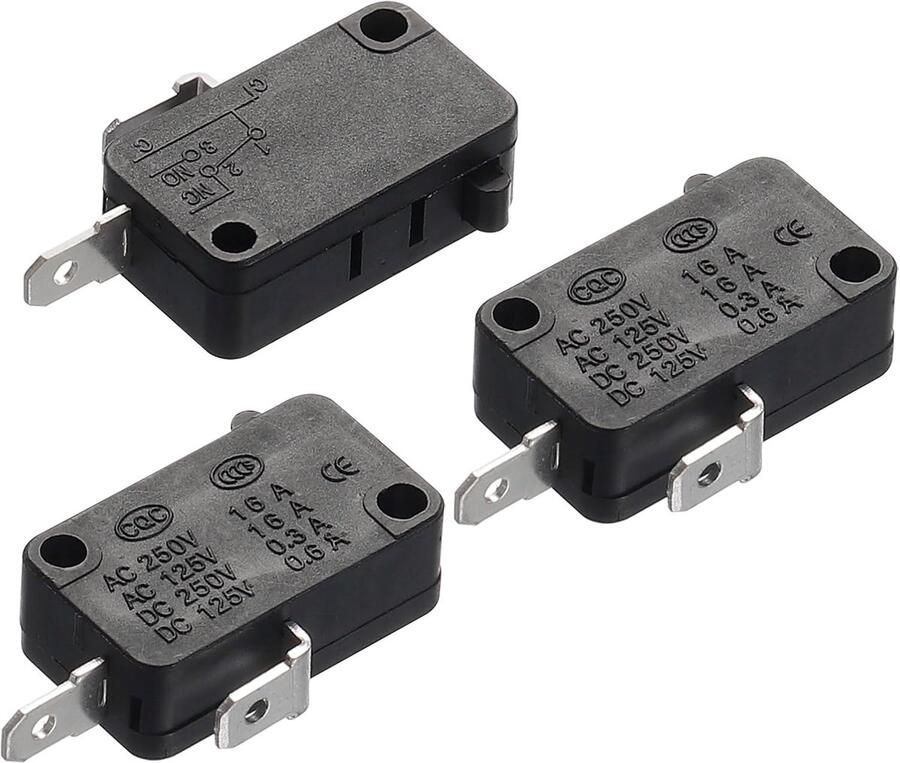 Magnetron Deurschakelaar Vervangingsonderdelen Microschakelaar voor Oven en Rijstkoker (3 stuks)