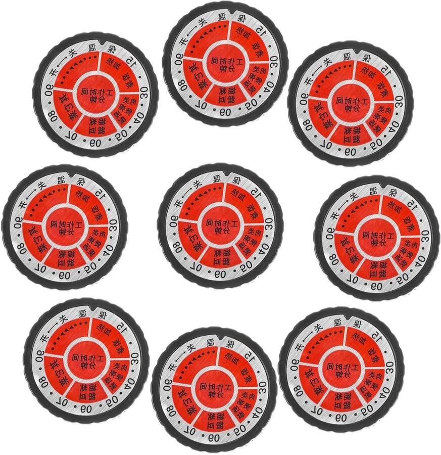 Magnetron Draaiknoppen Oven Timer Knoppen Onderhoud Apparaten Eenvoudige Installatie 8 Stuks Kleuren