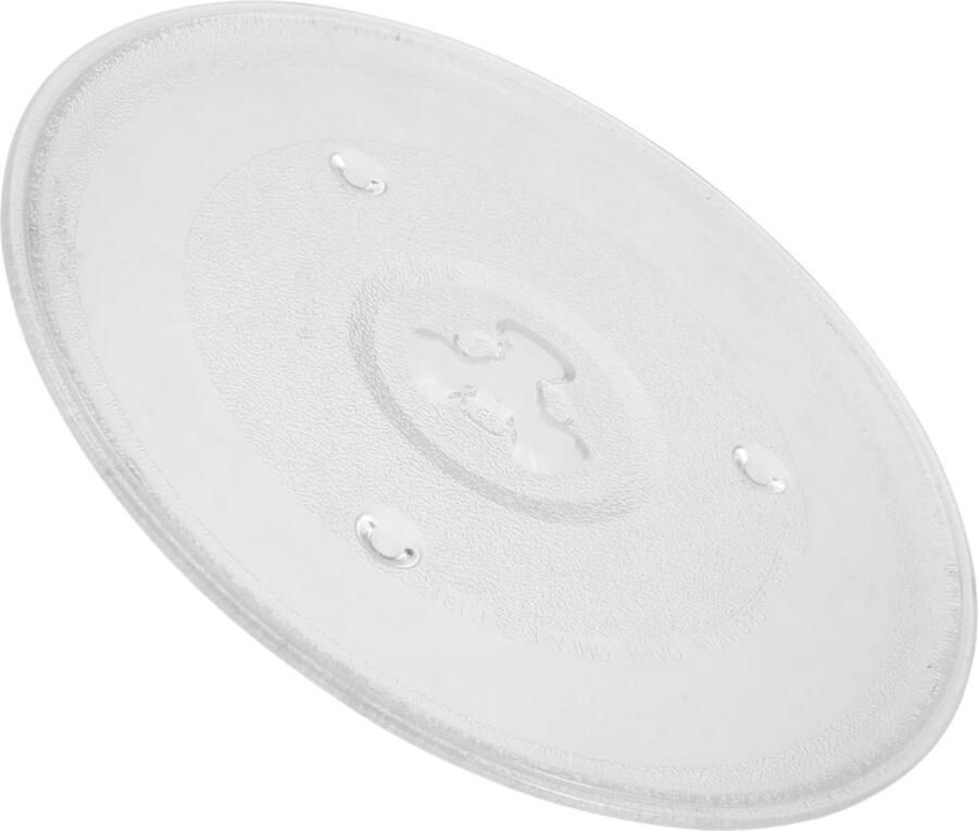 Magnetron Draaiplateau Glazen Plaat Oven Magnetron Reparatie Vervangende Ovenschaal 25.5 cm Transparant