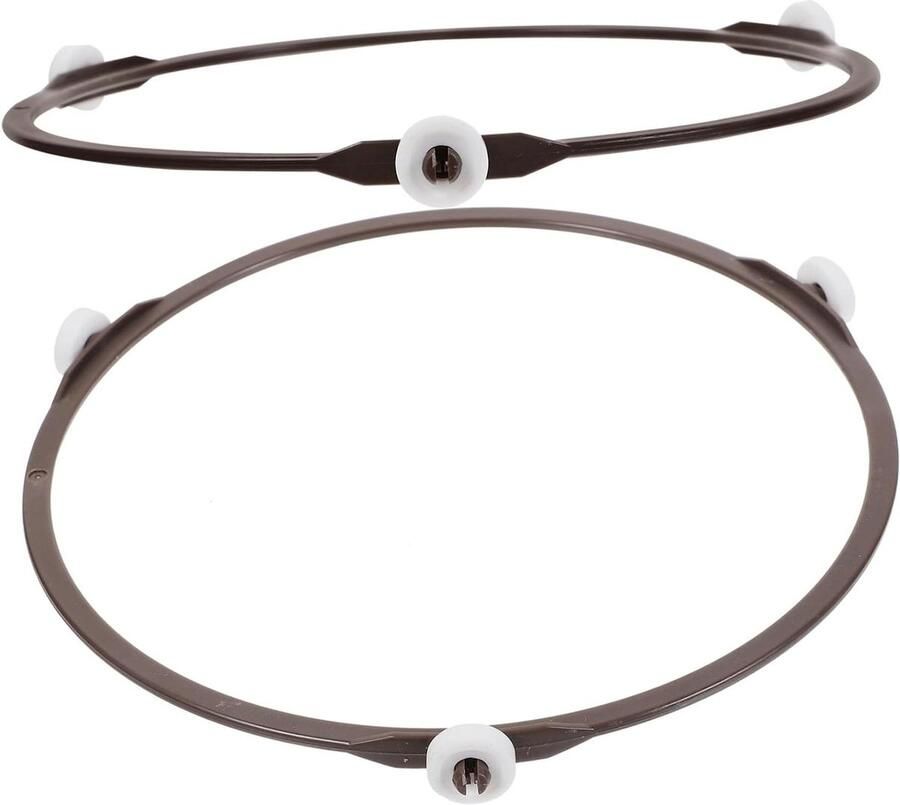 Magnetron Draaiplateau Ring Draaibare Ondersteuning Oven Gelijkmatig Verwarmen Met 3 Rollers 178 cm Wit