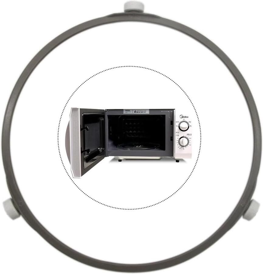 Magnetron Draaiplateau Ring Roterende Bakplaat Gelijkmatig Verwarmen Drie Wielen Ontwerp Diameter 178 cm