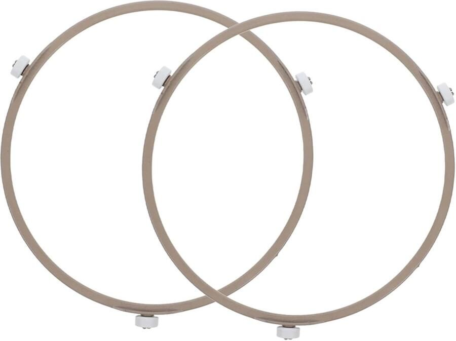 Magnetron Draaiplateau Ringen Oven Ringhouder Stabiele Glasplaat Eenvoudig Te Installeren 222 cm Wit
