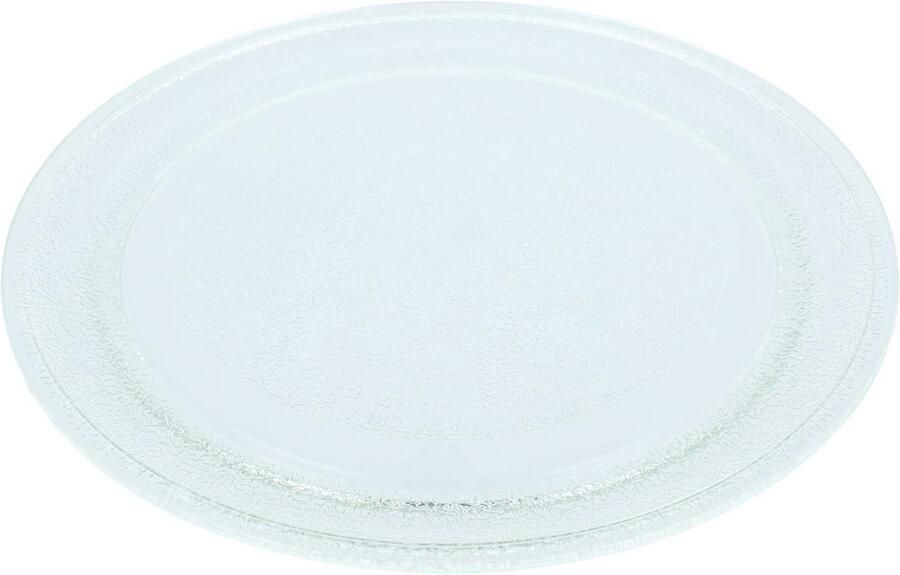 Magnetron Draaitafel Draaiplateau Glas Gelijkmatig Opwarmen Sleuven voor Draaielement 245 cm Transparant