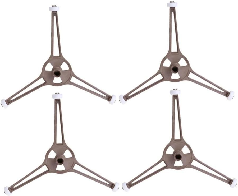 Magnetron Draaitafel Houder Oven Draaiplateau Gelijkmatig Opwarmen Hoge Temperatuur Weerstand 4 stuks Willekeurige Kleur