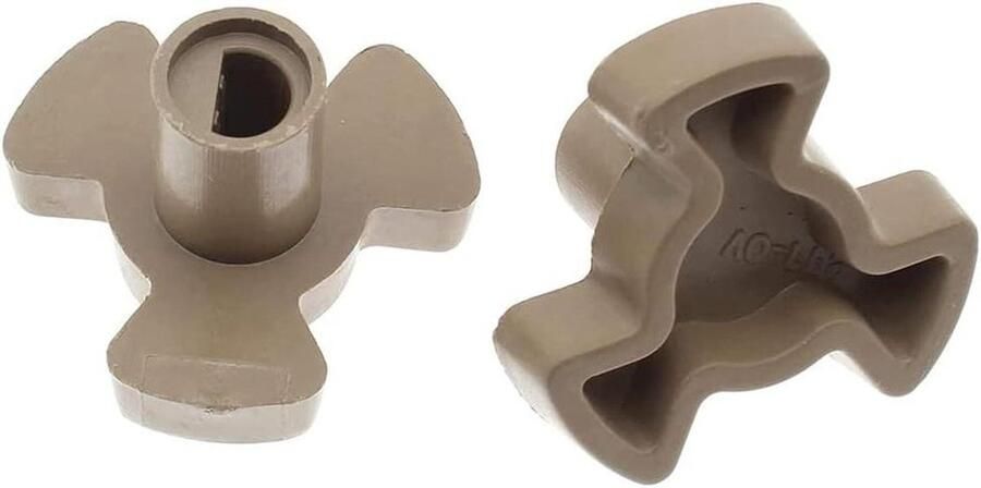 Magnetron Draaitafel Koppeling Oven Onderdeel Magnetron Reparatie Glasplaat Ondersteuning 14 x 6 x 2 cm Grijs