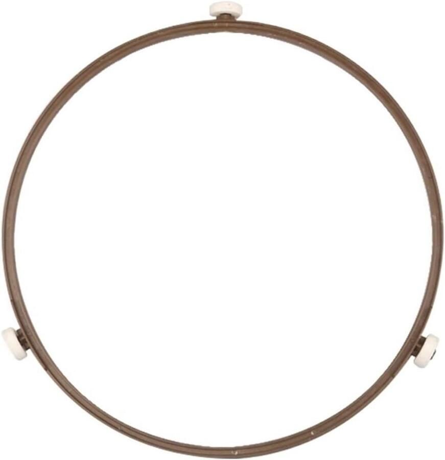 Magnetron Draaitafel Ring Onderdeel Oven Gelijkmatig Verwarmen Stabiele Ondersteuning 188mm Buitendiameter Zwart
