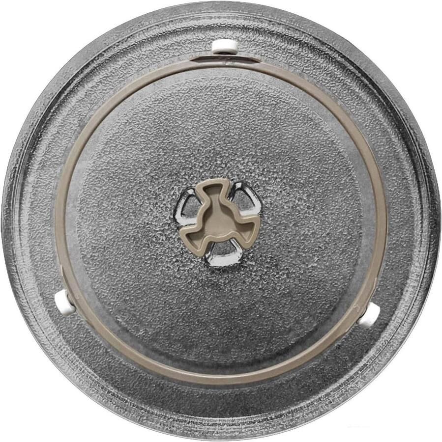Magnetron Draaitafel Ring Oven Schotel Gelijkmatig Verwarmen Hittebestendig Glas 245 cm Diameter Transparant