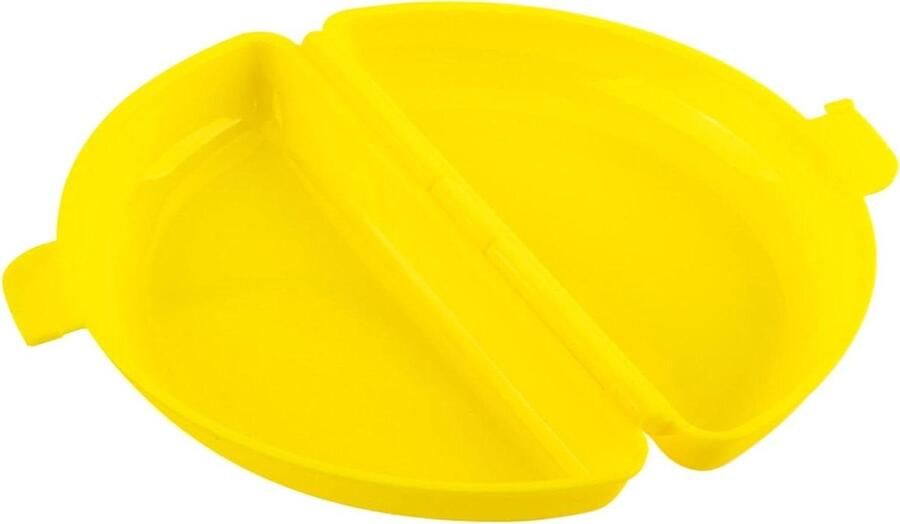 Omelet Maker Eierkoker Snel Ontbijt Anti-aanbaklaag 21 x 12 cm Geel