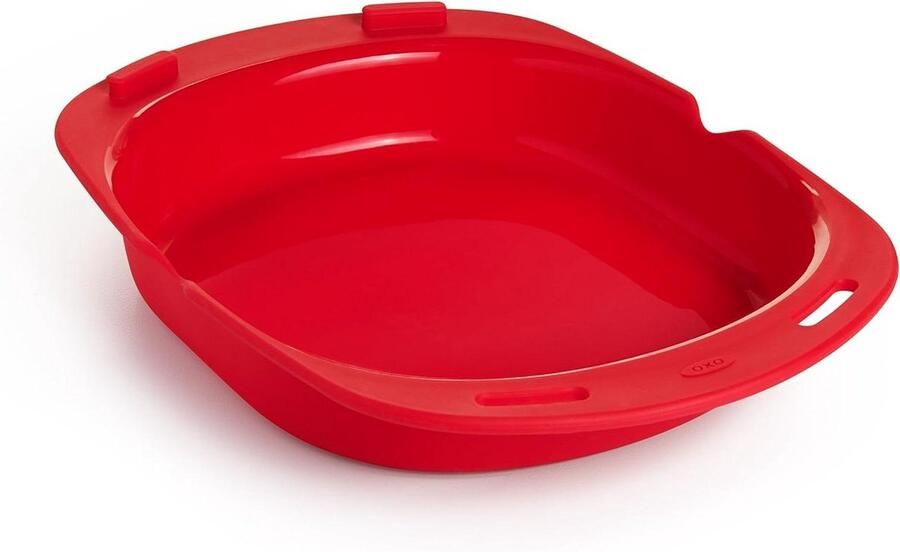 Magnetron Eierbereider Omelet Maker Snel Ontbijt Inklapbaar Ontwerp 2 Liter Rood