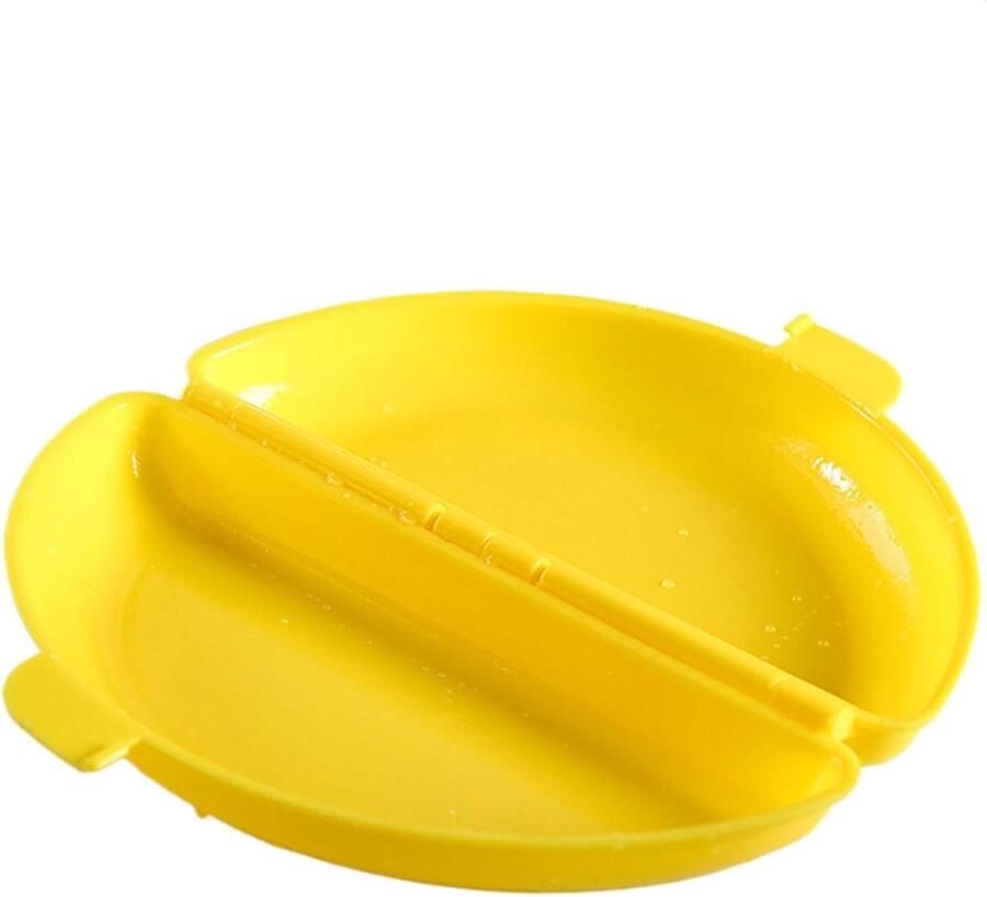 Magnetron Eierkoker Eier Poacher Ontbijt Maken Met Deksel 21 x 12 cm Niet gespecificeerd