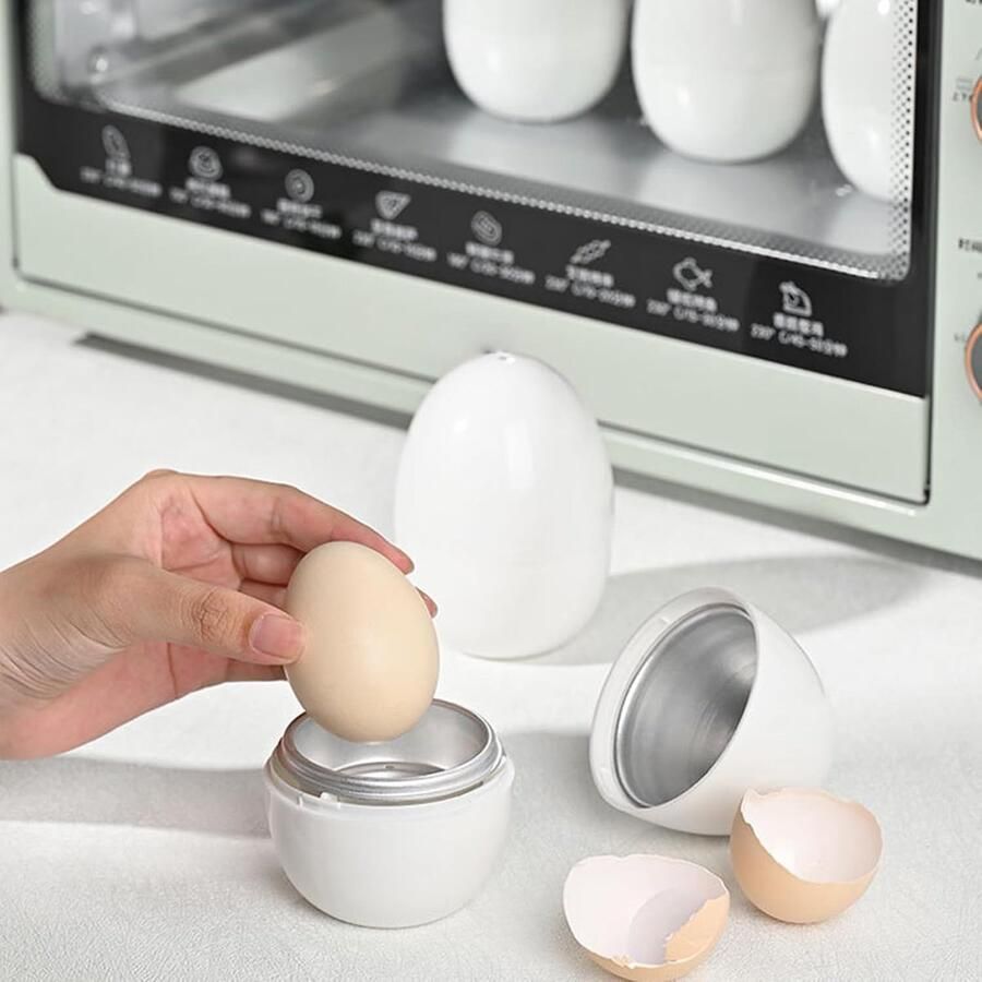 Magnetron Eierkoker Eierstomer Eierpocheerder Snel Eieren Koken Ventilatiesysteem Voor 1 of 4 Eieren Meerkleurig