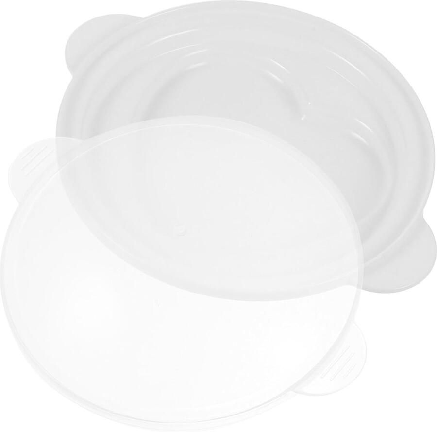 Magnetron Eierkoker Eierstroper Snel Ontbijt Hartvormig Design 15.6 x 13 x 4 cm Wit
