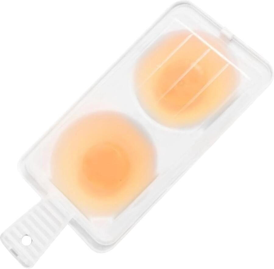 Magnetron Eierkoker Eistomer Stomer Snel Ontbijt Dubbele Holte Met Deksel 23x10x4cm Willekeurig