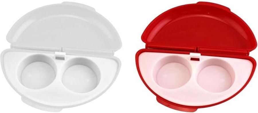Magnetron Eierkoker en Omelet Maker 2-in-1 Snel Ontbijt Kookgereedschap BPA-vrij
