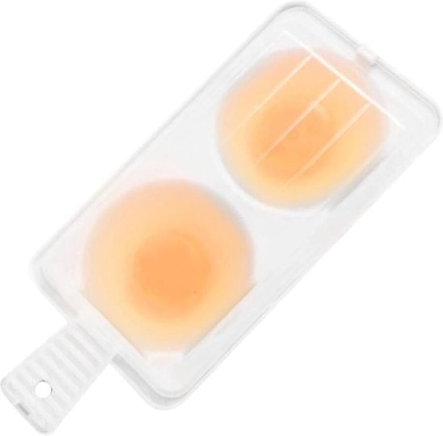 Magnetron Eierkoker Gepocheerde Eierkoker Snel Ontbijt Maken Vaatwasmachinebestendig 23 x 10 cm Willekeurige Kleur
