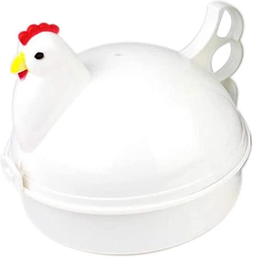 Magnetron Eierkoker Kippen Stomer Eieren Koken Kookt Tot 4 Eieren 13 x 15 x 15 cm