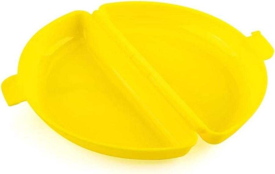 Magnetron Eierkoker Omelet Pan Ontbijt Maken Veelzijdig Gebruik 21 cm Lengte Wit