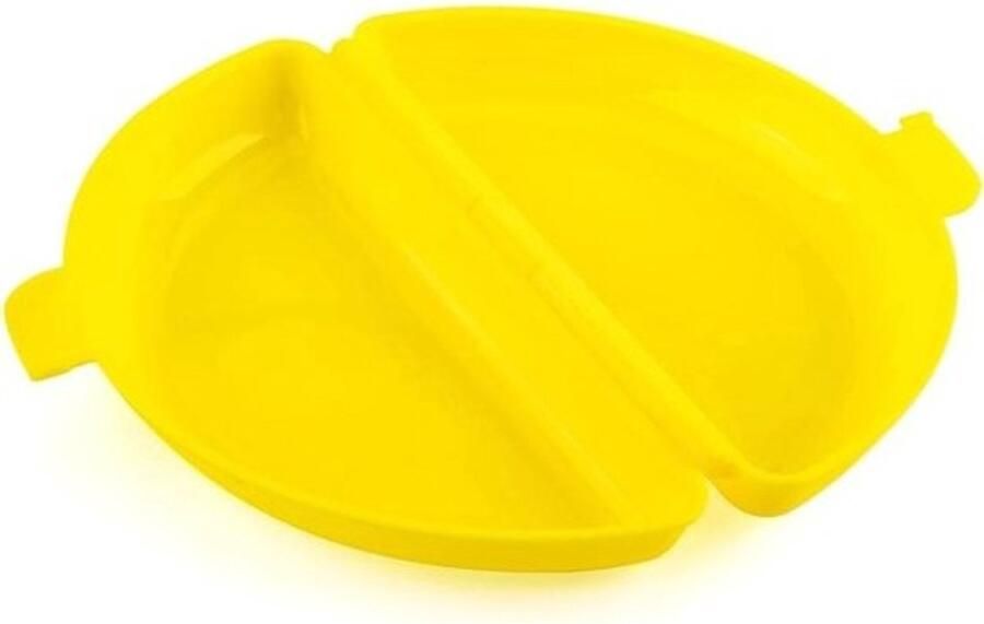Magnetron Eierkoker Omelet Pan Ontbijt Maken Veelzijdig Gebruik 21 cm Lengte Wit