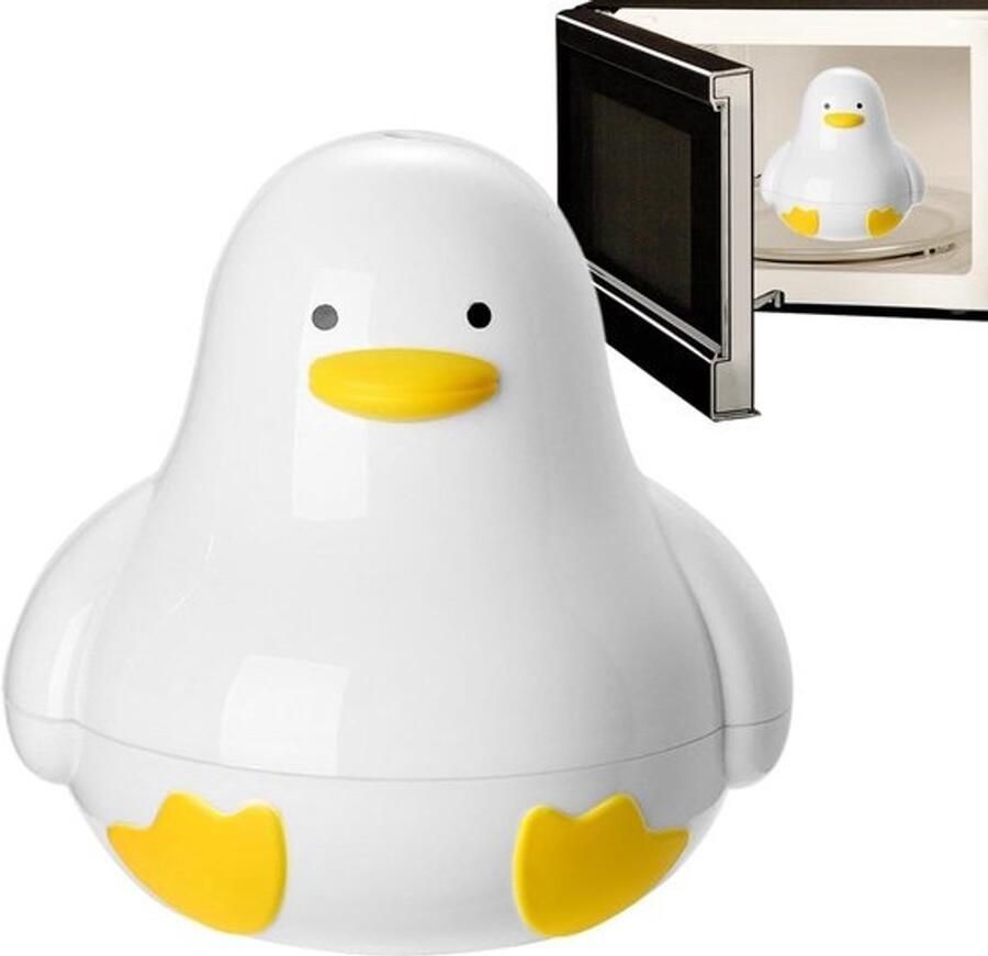 Magnetron Eierkoker Ontbijt Koker Snel Eieren Koken Eend Design 6 Inch Breed