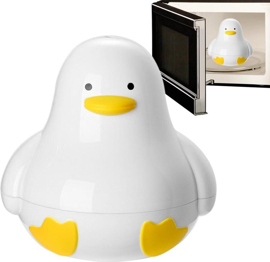 Magnetron Eierkoker Ontbijt Koker Snel Eieren Koken Eend Design 6 Inch Breed