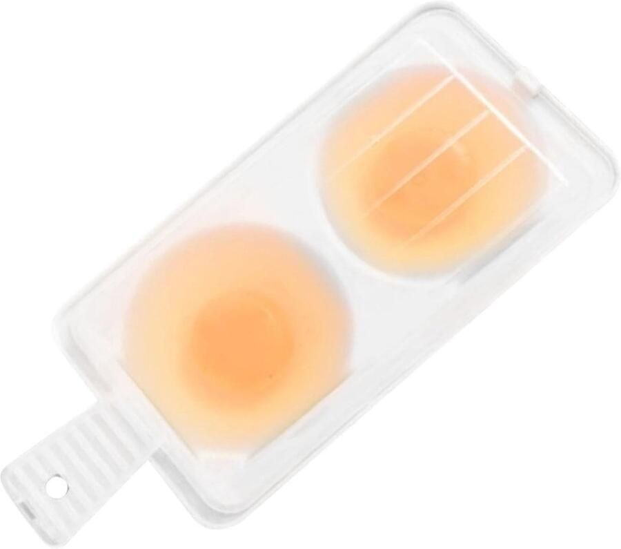 Magnetron Eierkoker Stoomvorm Deksel Snel Ontbijt Twee Eieren Tegelijk 23 cm Lengte Kleuren