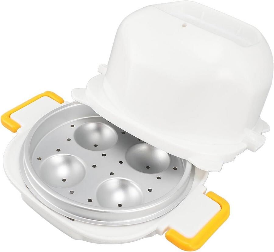 Magnetron Eierkoker voor 4 Eieren Snel en Energiezuinig Stomen