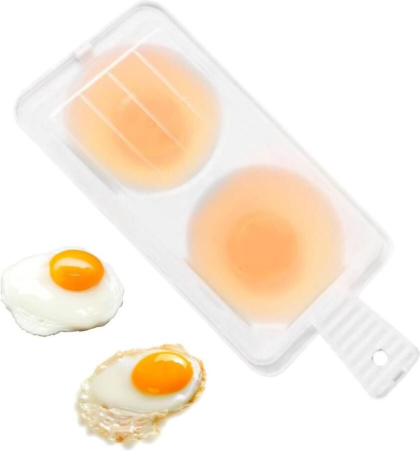 Magnetron Eierstroper Eierkoker Magnetron Ontbijt Maken Dubbele Holte 23 x 10 x 4 cm Meerkleurig