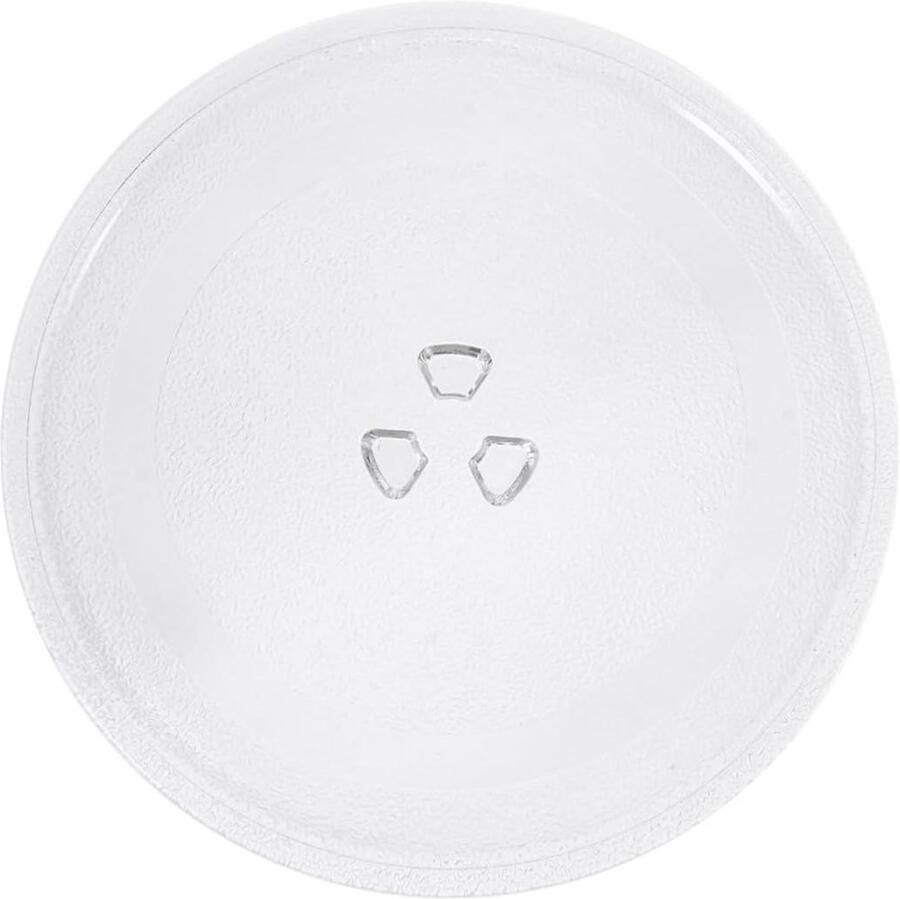 Magnetron Glasplaat Draaiplateau Oven Gelijkmatig Verwarmen Robuust Veilig Glas 24.5 cm Diameter Transparant