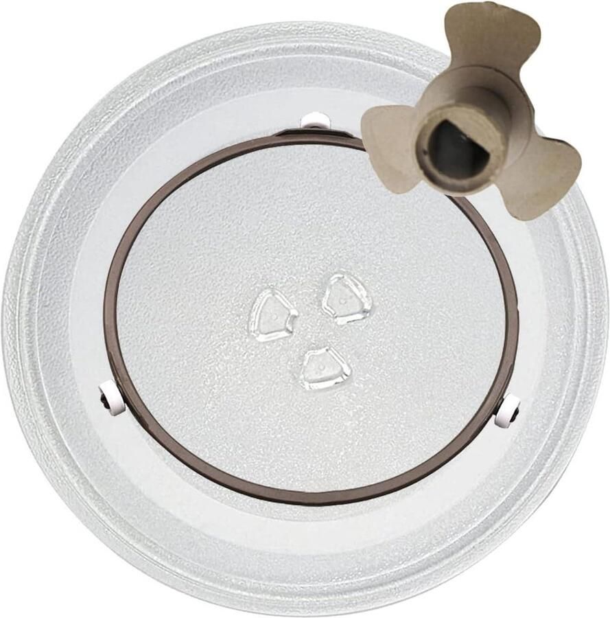 Magnetron Glasplaat Draaitafel Schotel Oven Reparatie Food-Grade Materiaal 9.6 tot 12.4 Inch Transparant