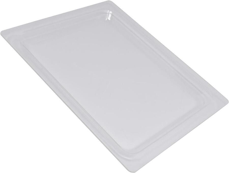 Magnetron Glazen Dienblad Draaiplateau Oven Magnetron Gebruik Vervangend Onderdeel 38 x 32cm Transparant