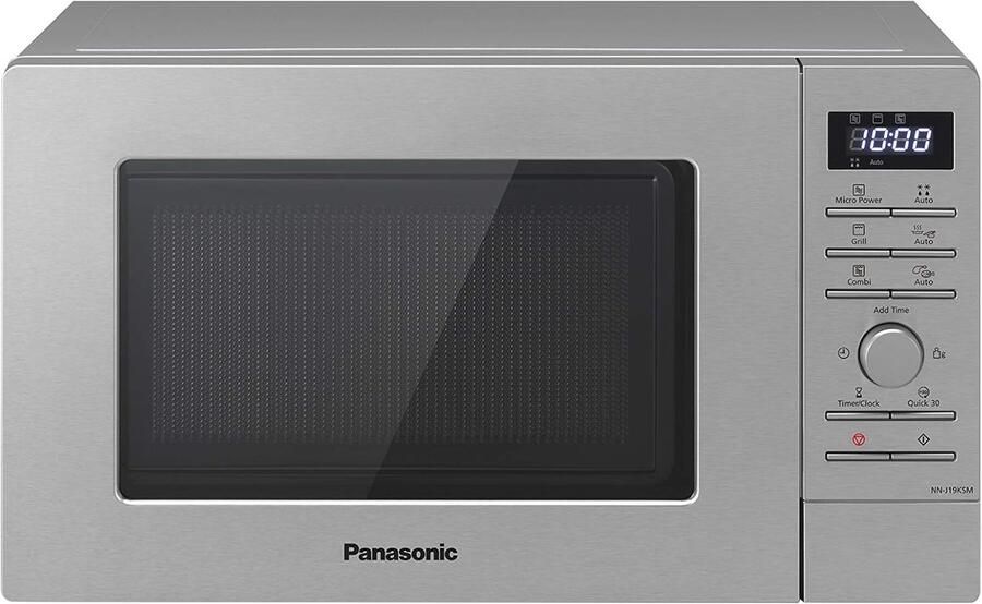 Magnetron Grill Combi Oven Snel Eten 9 Auto Programma's 20 Liter Inhoud Zilver