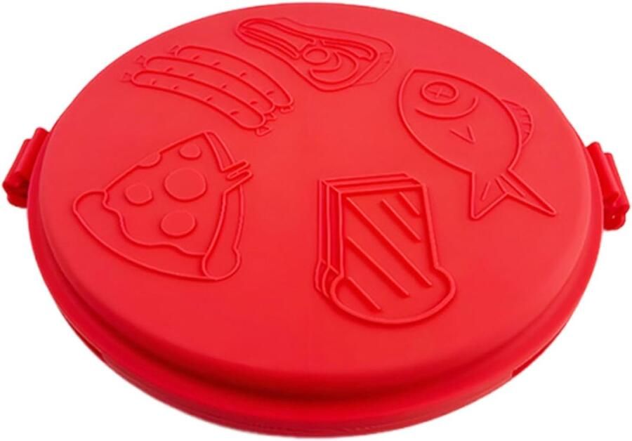 Magnetron Grillpan Grillplaat Sandwichmaker Snel Ontbijt Maken Geurvrije Verhitting Niet Gespecificeerd Rood