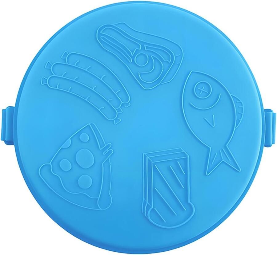 Magnetron Grillpan Pizzaplaat Sandwichmaker Snelle Maaltijden Gelijkmatige Warmteverdeling Compact Ontwerp Blauw