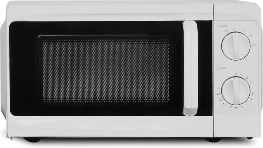 Magnetron Kleine oven Snel opwarmen Handmatige bediening 17 liter Wit