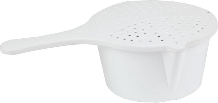 Magnetron Kookpot Snelle Pastapan Groenten Koken Met Zeef Deksel 26.67 x 16.51 x 8.26 cm Wit