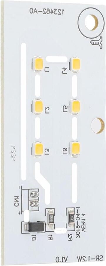 Magnetron LED Lamp Microgolf Verlichting Koken Verlichten Verbrijzeldicht Ontwerp 16 x 15 x 1 cm Wit
