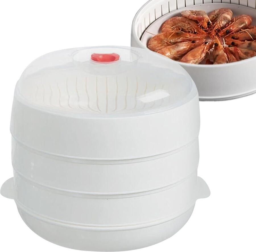 Magnetron met deksel en dienblad vis- voor de keuken keukengereedschap voor het koken van pasta aardappelen gehaktballen vlees maïs