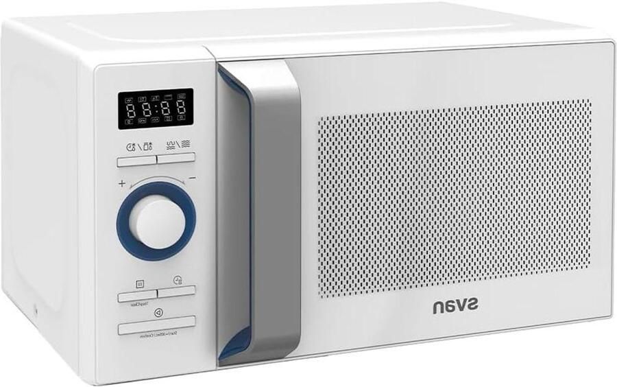 Magnetron met Grill Combimagnetron Keuken Snel Eten Opwarmen 800W Vermogen Grill 20 Liter Capaciteit Wit