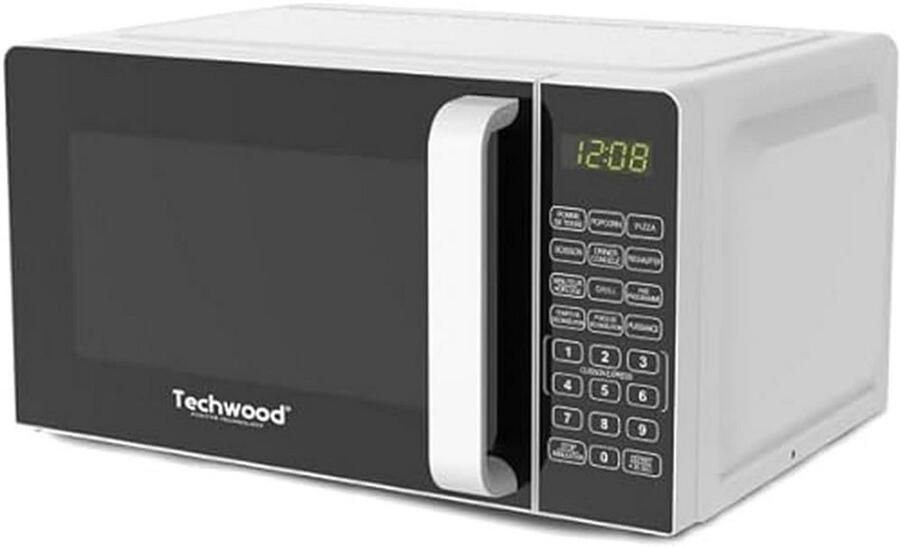Magnetron met Grill Compacte Oven Snel Maaltijden Bereiden Digitale Bediening 20 Liter Inhoud Wit