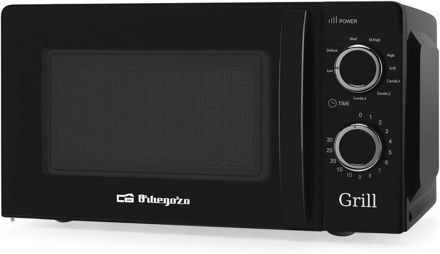 Magnetron met Grill en 20 Liter Capaciteit 5 Modussen en Timer tot 30 Minuten